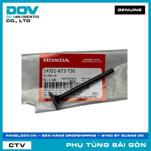 XU PÁP XẢ | HONDA PARTS CODE 14721K73T30 — 14721K73T30