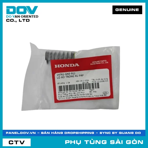 LÒ XO TRONG XU PÁP | HONDA PARTS CODE 14761GN5911 — 14761GN5911