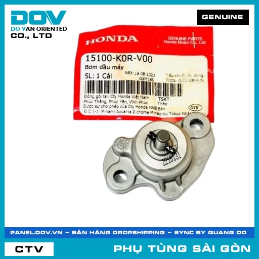 BƠM NHỚT MÁY | HONDA PARTS CODE 15100K0RV00 — 15100K0RV00