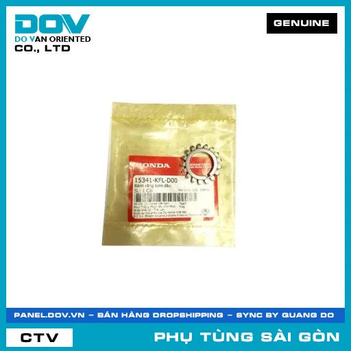 BÁNH RĂNG BƠM NHỚT | HONDA PARTS CODE 15341KFLD00 — 15341KFLD00