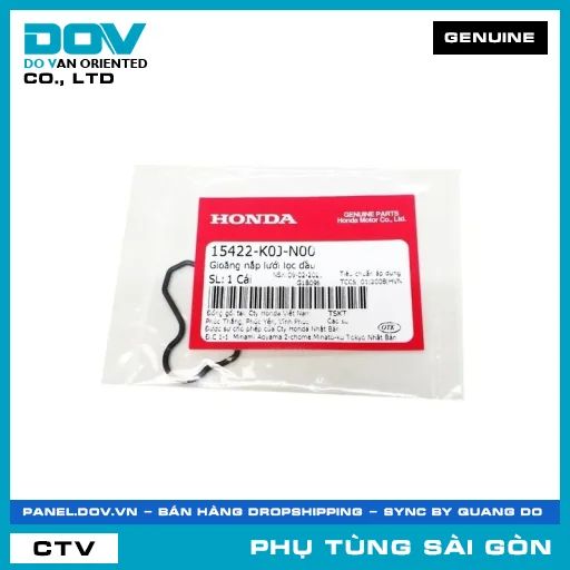 RON NẮP LƯỚI LỌC NHỚT | HONDA PARTS CODE 15422K0JN00 — 15422K0JN00