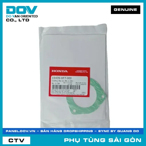 RON NẮP LỌC NHỚT LY TÂM | HONDA PARTS CODE 15439HF7000 — 15439HF7000