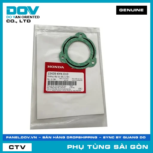 RON NẮP LỌC NHỚT LY TÂM | HONDA PARTS CODE 15439KYKD10 — 15439KYKD10