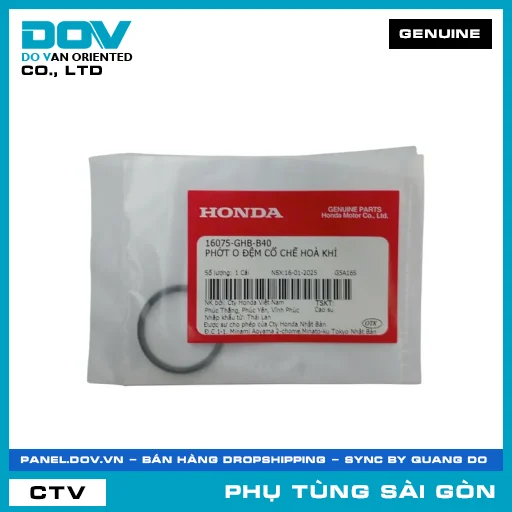 PHỐT O ĐỆM CỔ BXC | HONDA PARTS CODE 16075GHBB40 — 16075GHBB40