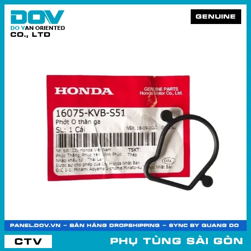 PHỐT O THÂN GA | HONDA PARTS CODE 16075KVBS51 — 16075KVBS51