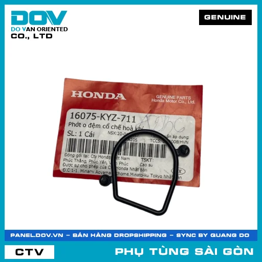 PHỐT O ĐỆM CỔ BXC | HONDA PARTS CODE 16075KYZ711 — 16075KYZ711