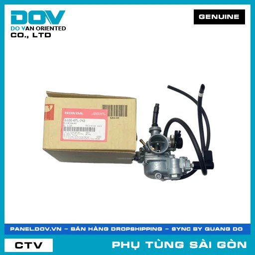 BỘ CHẾ HÒA GIÓ | HONDA PARTS CODE 16100KTL742 — 16100KTL742