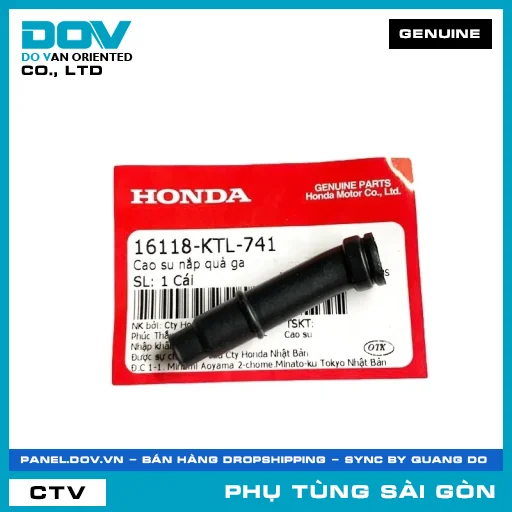 CAO SU NẮP QUẢ GA | HONDA PARTS CODE 16118KTL741 — 16118KTL741