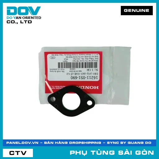 ĐỆM PHÍP CÁCH NHIỆT CỔ HÚT | HONDA PARTS CODE 16211051690 — 16211051690