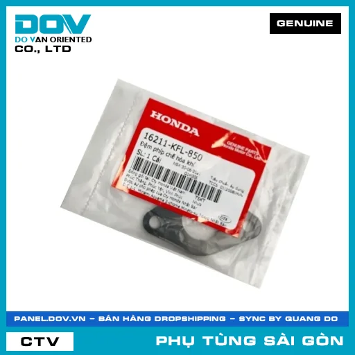 ĐỆM PHÍP CHẾ HÒA GIÓ | HONDA PARTS CODE 16211KFL850 — 16211KFL850