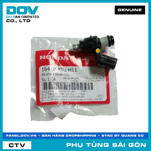 BỘ PHUN NHIÊN LIỆU | HONDA PARTS CODE 16450K03H11 — 16450K03H11