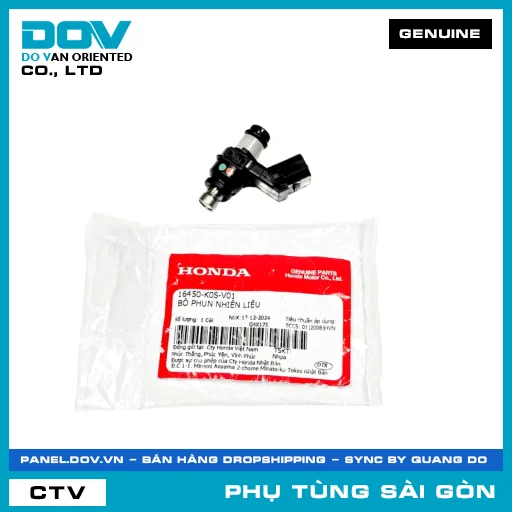 BỘ PHUN NHIÊN LIỆU | HONDA PARTS CODE 16450K0SV01 — 16450K0SV01