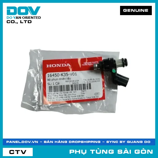 BỘ PHUN NHIÊN LIỆU | HONDA PARTS CODE 16450K35V01 — 16450K35V01