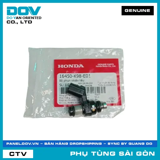 BỘ PHUN NHIÊN LIỆU | HONDA PARTS CODE 16450K98E01 — 16450K98E01