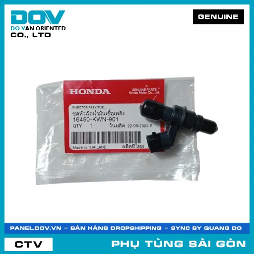 BỘ PHUN NHIÊN LIỆU | HONDA PARTS CODE 16450KWN901 — 16450KWN901