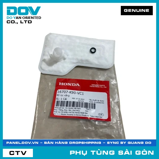 BỘ LỌC XĂNG | HONDA PARTS CODE 16707K90VC1 — 16707K90VC1