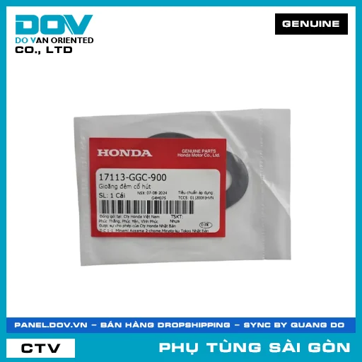 RON ĐỆM CỔ HÚT | HONDA PARTS CODE 17113GGC900 — 17113GGC900