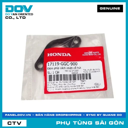 ĐỆM PHÍP CÁCH NHIỆT CỔ HÚT | HONDA PARTS CODE 17119GGC900 — 17119GGC900
