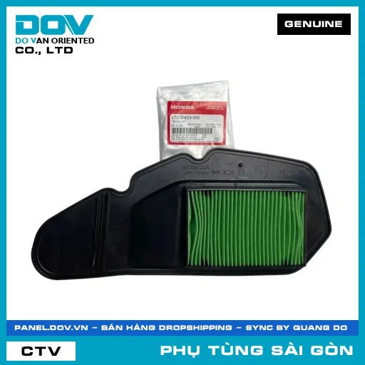 TẤM LỌC GIÓ | HONDA PARTS CODE 17210K29900 — 17210K29900