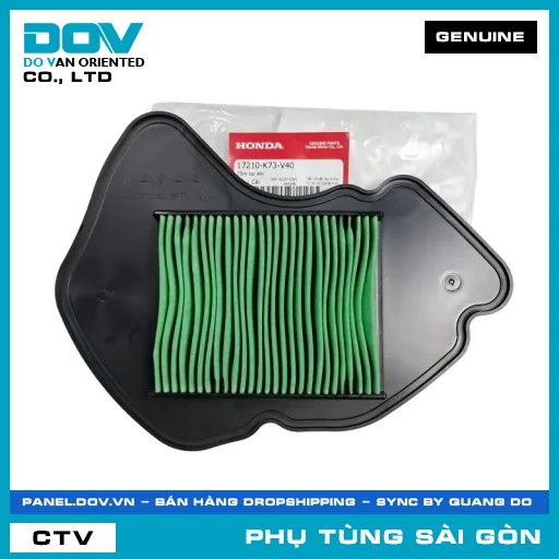 TẤM LỌC GIÓ | HONDA PARTS CODE 17210K73V40 — 17210K73V40
