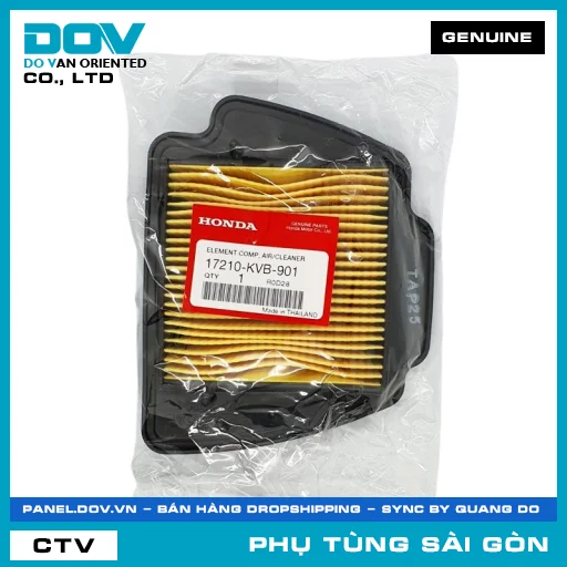 TẤM LỌC GIÓ | HONDA PARTS CODE 17210KVB901 — 17210KVB901