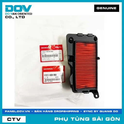LỌC GIÓ | HONDA PARTS CODE 17211KCW850 — 17211KCW850