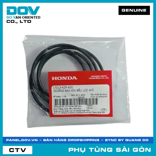 RON BAO KÍN BẦU LỌC GIÓ | HONDA PARTS CODE 17213KZR600 — 17213KZR600