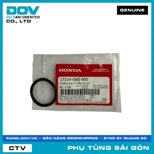 RON BAO KÍN BẦU LỌC GIÓ | HONDA PARTS CODE 17214GN5900 — 17214GN5900
