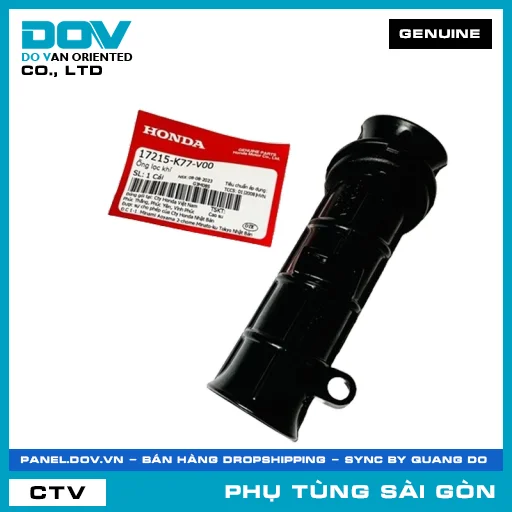 ỐNG LỌC GIÓ | HONDA PARTS CODE 17215K77V00 — 17215K77V00