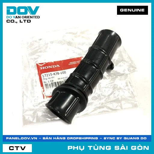 ỐNG LỌC GIÓ | HONDA PARTS CODE 17215K78V00 — 17215K78V00