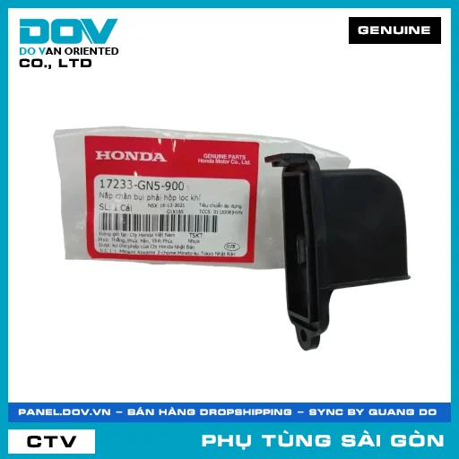 NẮP CHẮN BỤI PHẢI HỘP LỌC GIÓ | HONDA PARTS CODE 17233GN5900 — 17233GN5900