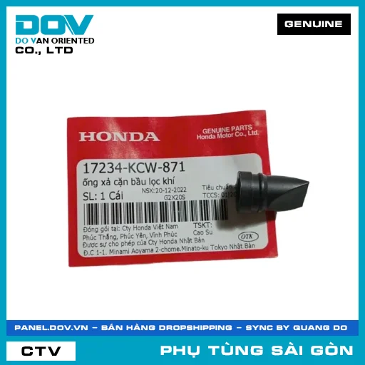 ỐNG XẢ (PÔ) CẶN BẦU LỌC GIÓ | HONDA PARTS CODE 17234KCW871 — 17234KCW871