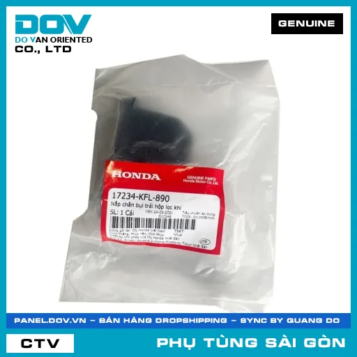 NẮP CHẮN BỤI TRÁI HỘP LỌC GIÓ | HONDA PARTS CODE 17234KFL890 — 17234KFL890