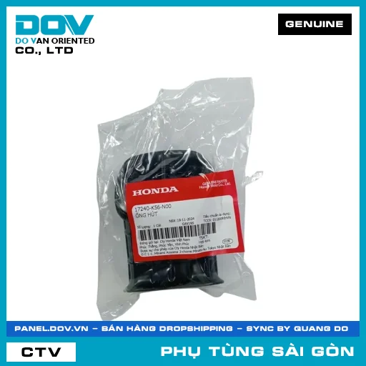 ỐNG HÚT | HONDA PARTS CODE 17240K56N00 — 17240K56N00