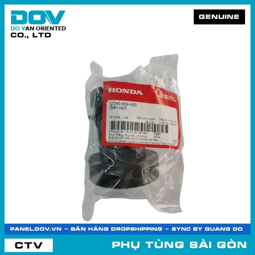 ỐNG HÚT | HONDA PARTS CODE 17240K56V50 — 17240K56V50