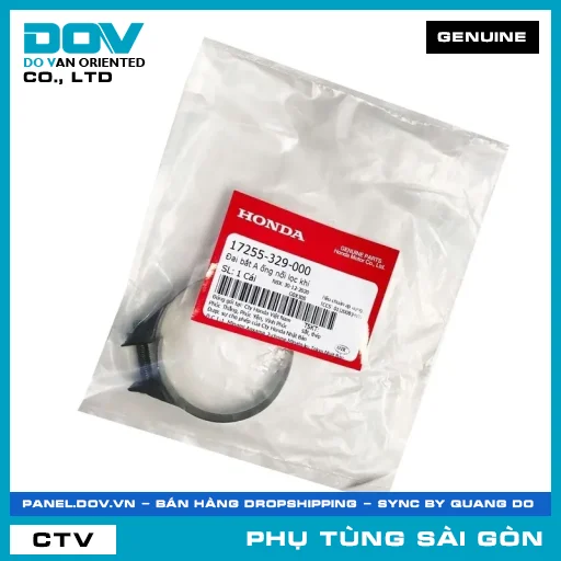 ĐAI BẮT A ỐNG NỐI LỌC GIÓ | HONDA PARTS CODE 17255329000 — 17255329000