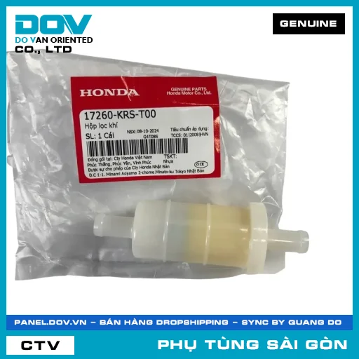 HỘP LỌC GIÓ | HONDA PARTS CODE 17260KRST00 — 17260KRST00