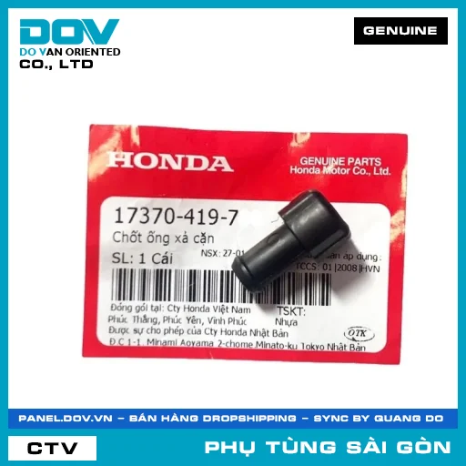 CHỐT ỐNG XẢ (PÔ) CẶN | HONDA PARTS CODE 17370419700 — 17370419700