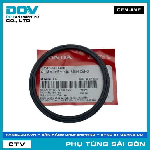 RON ĐỆM KÍN BÌNH XĂNG | HONDA PARTS CODE 17518GHB601 — 17518GHB601