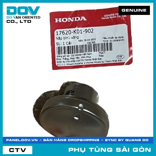 NẮP BÌNH XĂNG | HONDA PARTS CODE 17620K01902 — 17620K01902