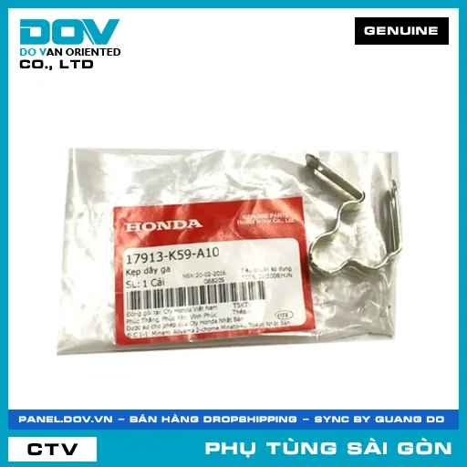 KẸP DÂY GA | HONDA PARTS CODE 17913K59A10 — 17913K59A10
