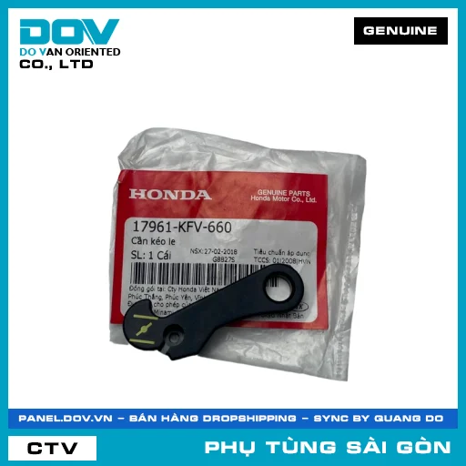 CẦN KÉO LE | HONDA PARTS CODE 17961KFV660 — 17961KFV660