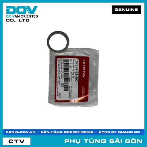 LONG ĐỀN CỔ ỐNG XẢ (PÔ) | HONDA PARTS CODE 18291HB2900 — 18291HB2900