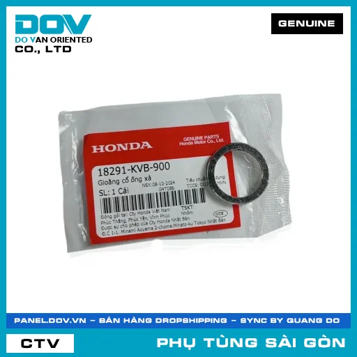 RON CỔ ỐNG XẢ (PÔ) | HONDA PARTS CODE 18291KVB900 — 18291KVB900