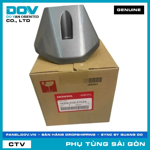 ĐUÔI ỐNG XẢ (PÔ)*NH167MU* | HONDA PARTS CODE 18306K59A70ZA — 18306K59A70ZA