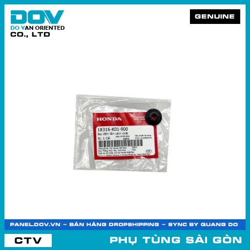 BẠC ĐỆM TẤM CÁCH NHIỆT | HONDA PARTS CODE 18316K01900 — 18316K01900