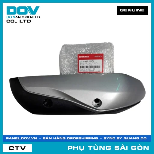 TẤM CÁCH NHIỆT ỐNG XẢ (PÔ) *NH411M* | HONDA PARTS CODE 18318K12V00ZA — 18318K12V00ZA