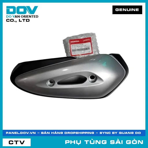 TẤM CHẮN NHIỆT ỐNG XẢ (PÔ)*NH411M* | HONDA PARTS CODE 18318K29900ZA — 18318K29900ZA