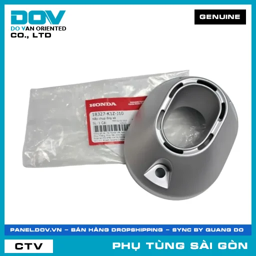 NẮP CHỤP ỐNG XẢ (PÔ) | HONDA PARTS CODE 18327K1ZJ10 — 18327K1ZJ10