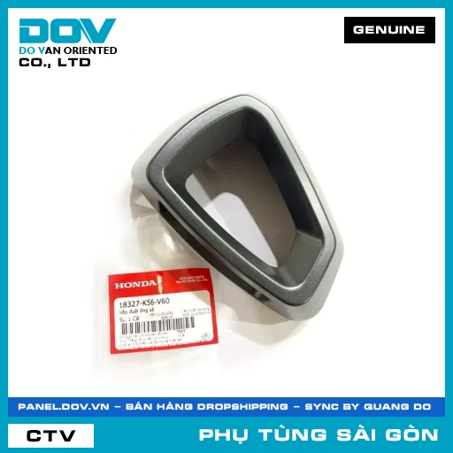 NẮP ĐUÔI ỐNG XẢ (PÔ) | HONDA PARTS CODE 18327K56V60 — 18327K56V60